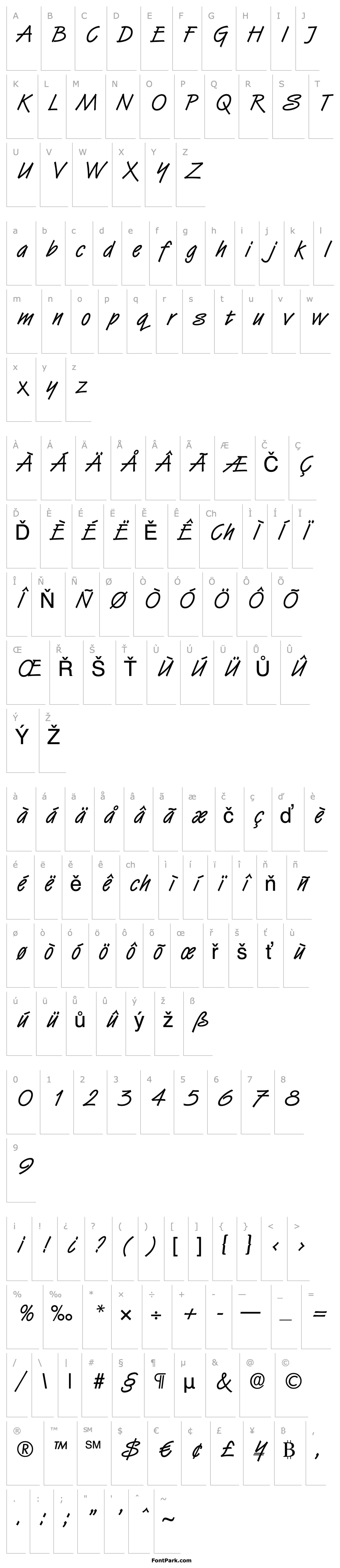 Přehled Script-H850-Regular