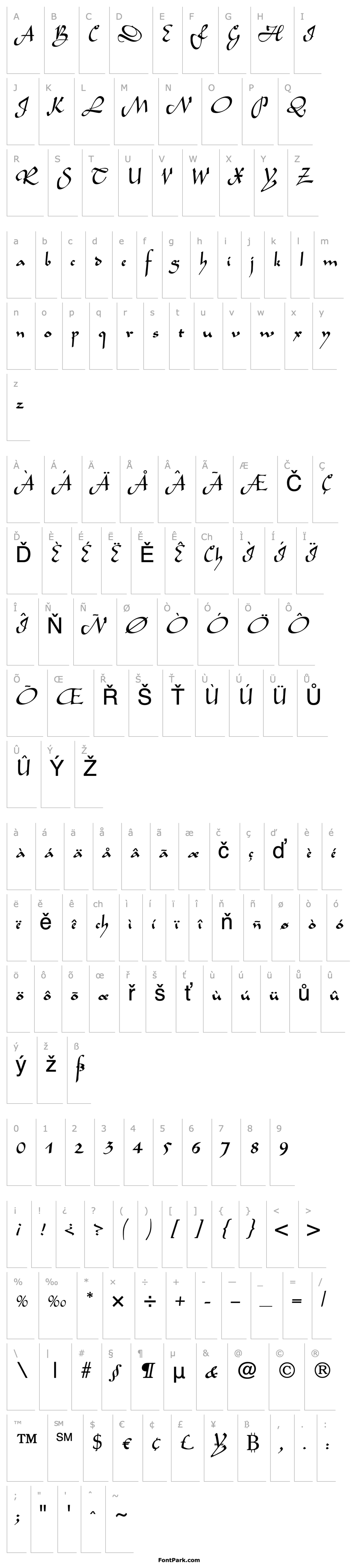 Přehled Script-L690-Regular