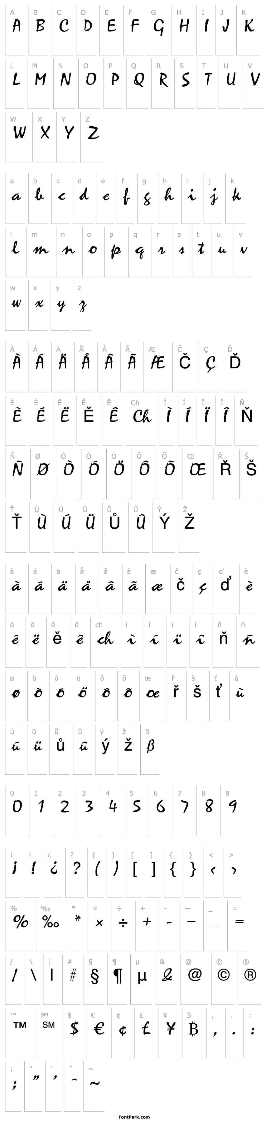 Přehled Script-M730-Regular