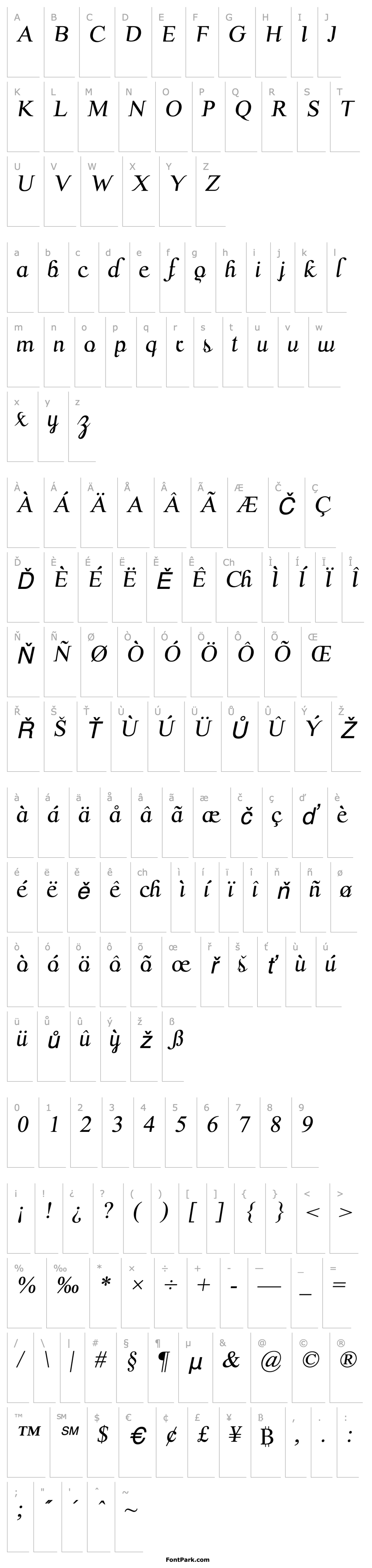 Overview Scrypticali Italic