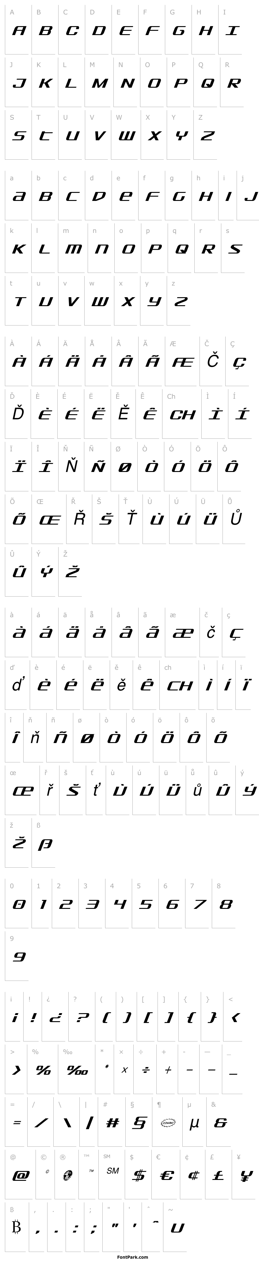 Overview SDF Condensed Italic