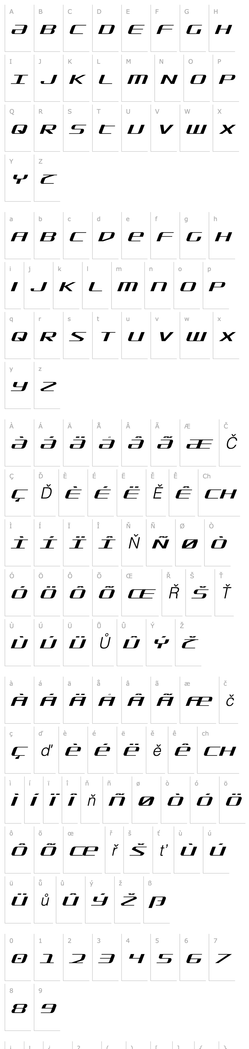 Overview SDF Light Italic