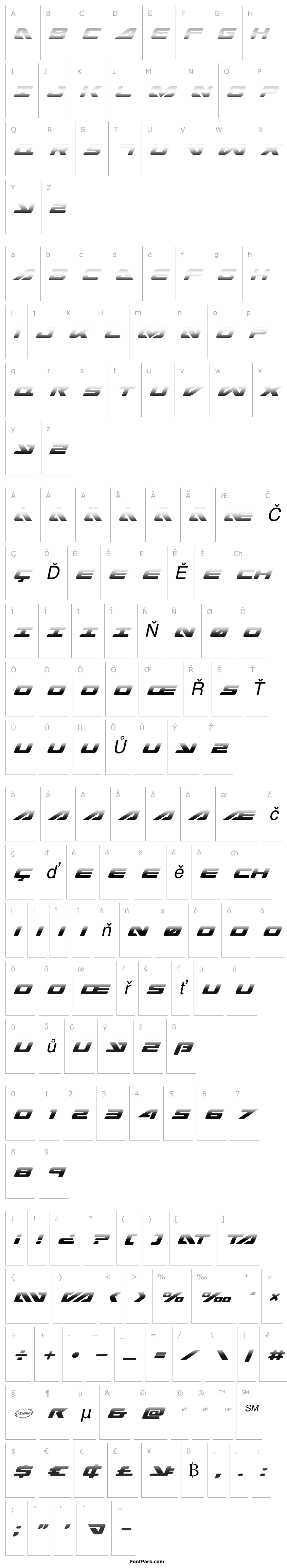 Přehled Sea-Dog Gradient Italic