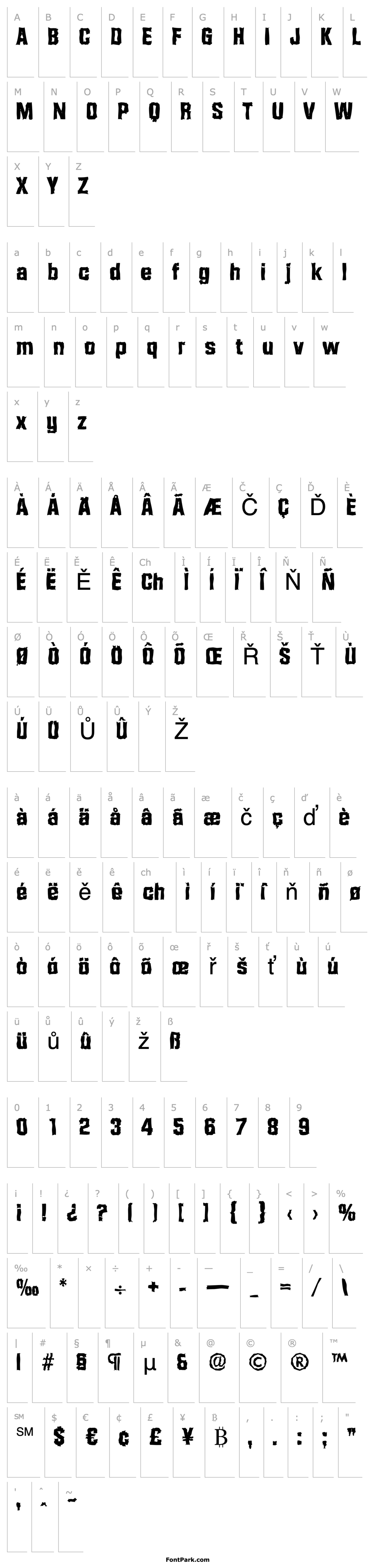 Overview SeanBeckerRandom-ExtraBold-Regular