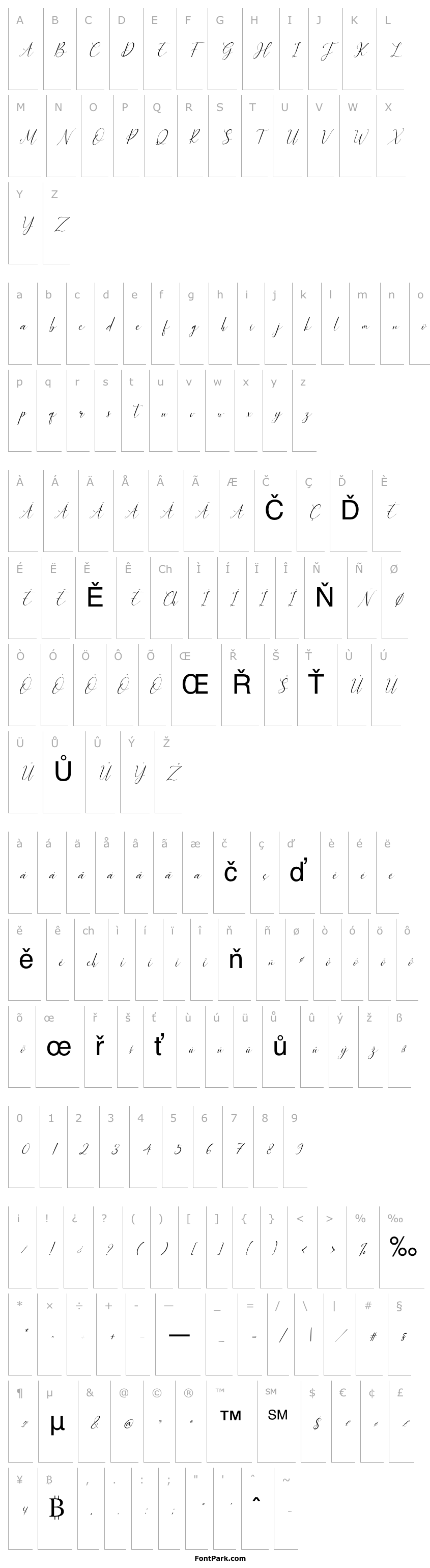 Overview Sebbastian Italic