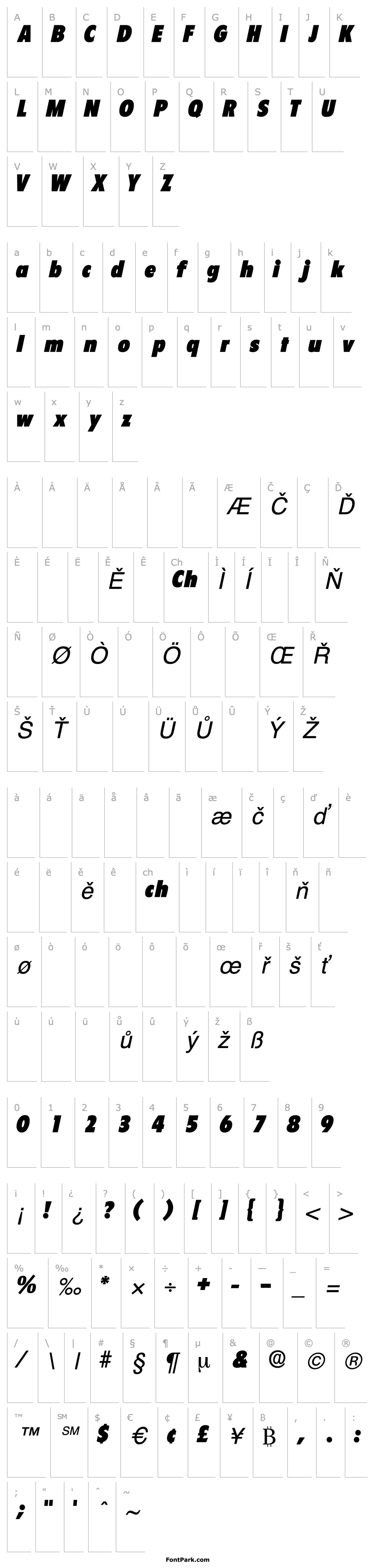 Overview SeighDisplaySSK Italic