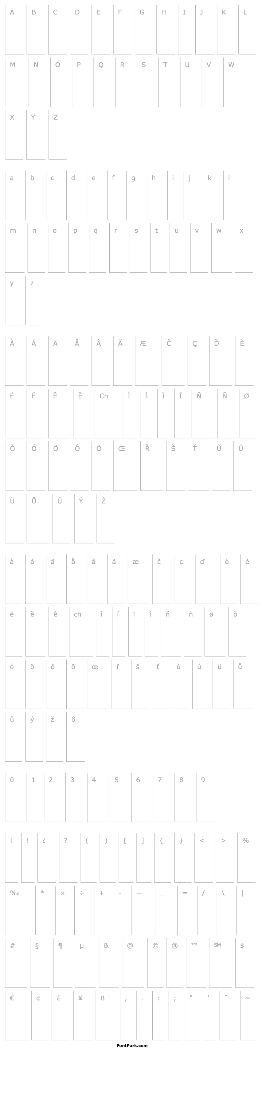 Overview SeizeRegularItalic