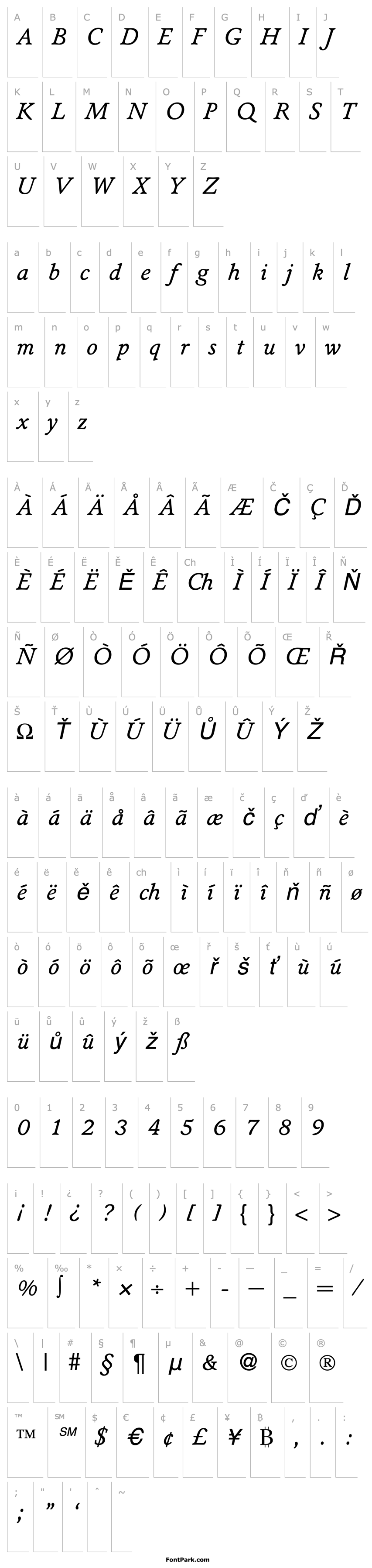 Overview Senate-RegularItalic