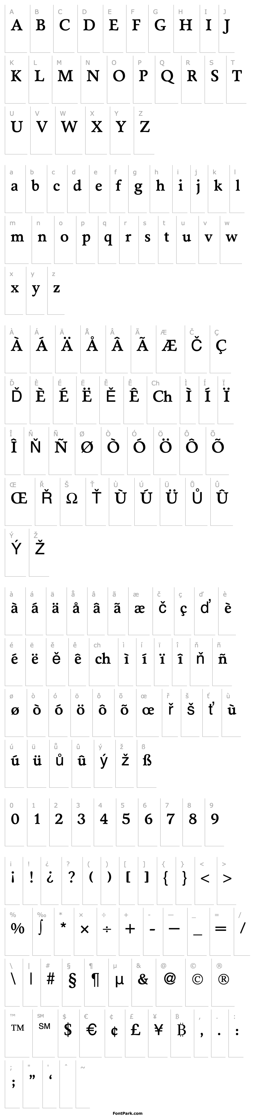 Přehled SenateMedium-Regular