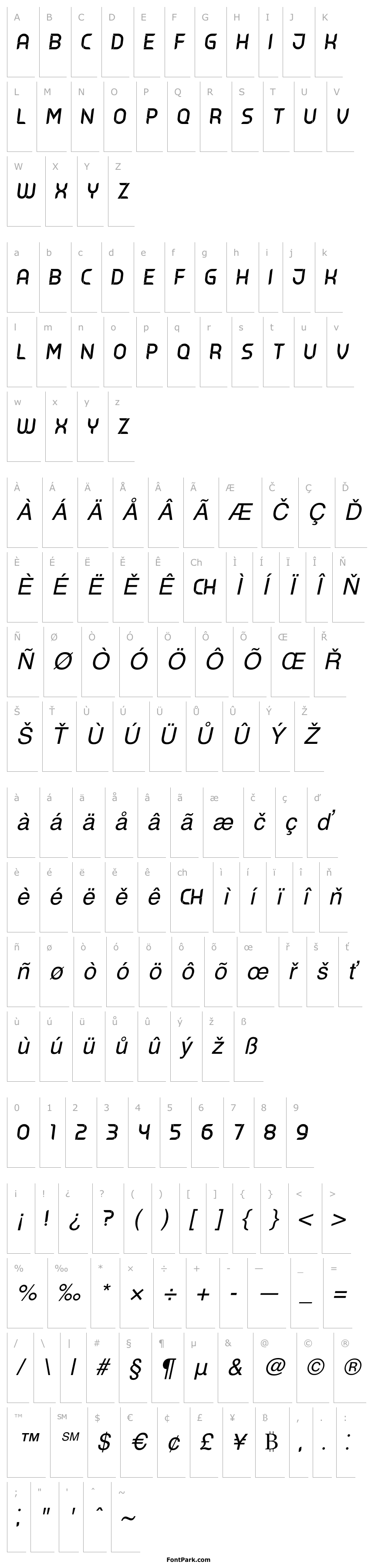 Přehled Serbia Italic