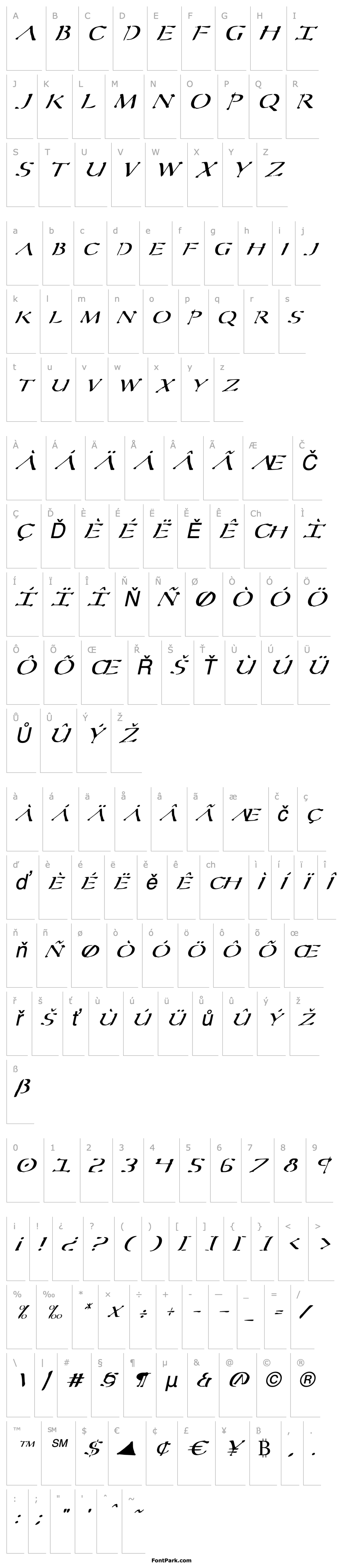 Overview Sever Italic