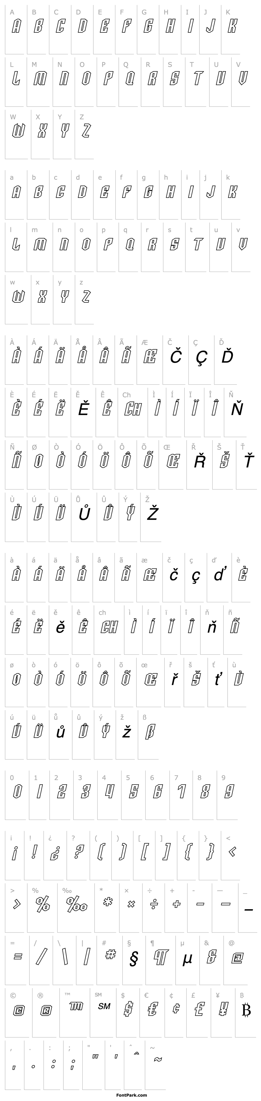 Overview SF Archery Black SC Outline Oblique