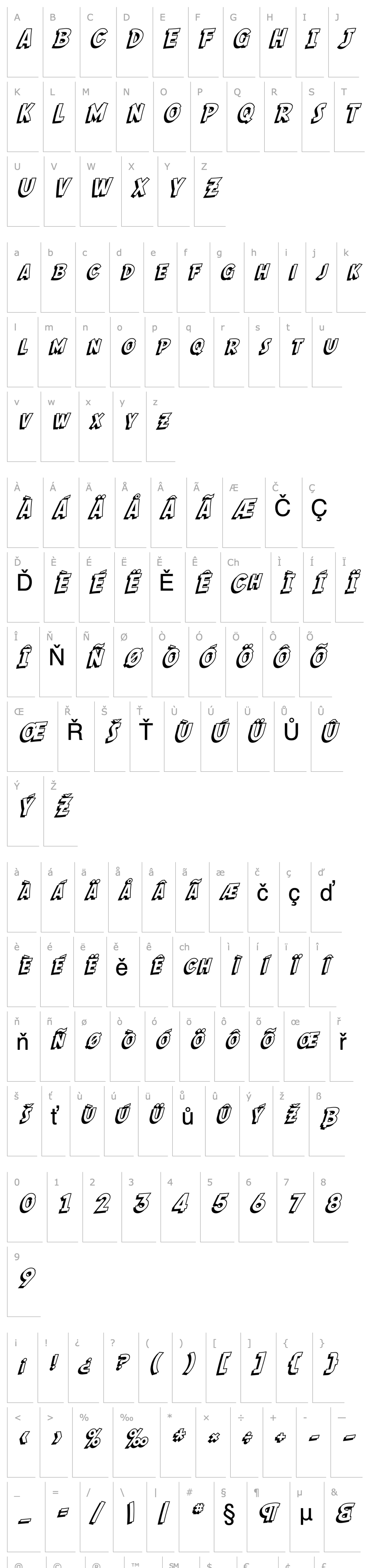 Overview SF Comic Script Shaded