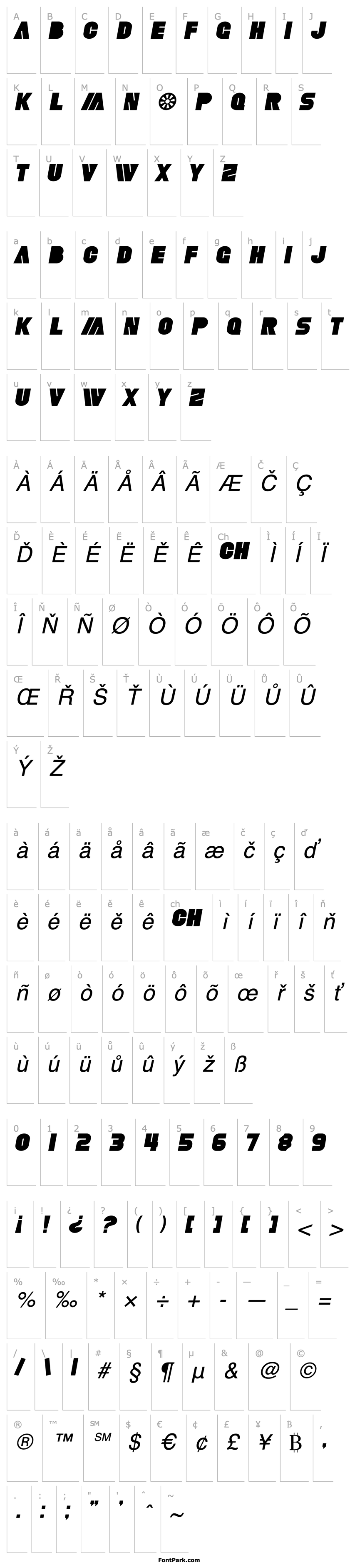 Overview SF Fortune Wheel Italic