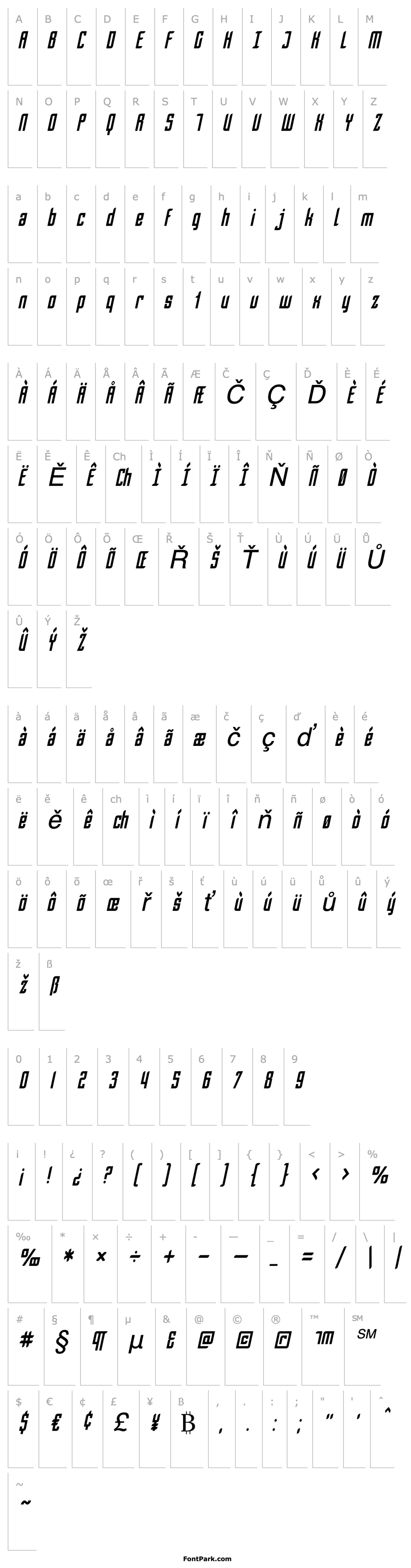 Overview SF Piezolectric Condensed Oblique