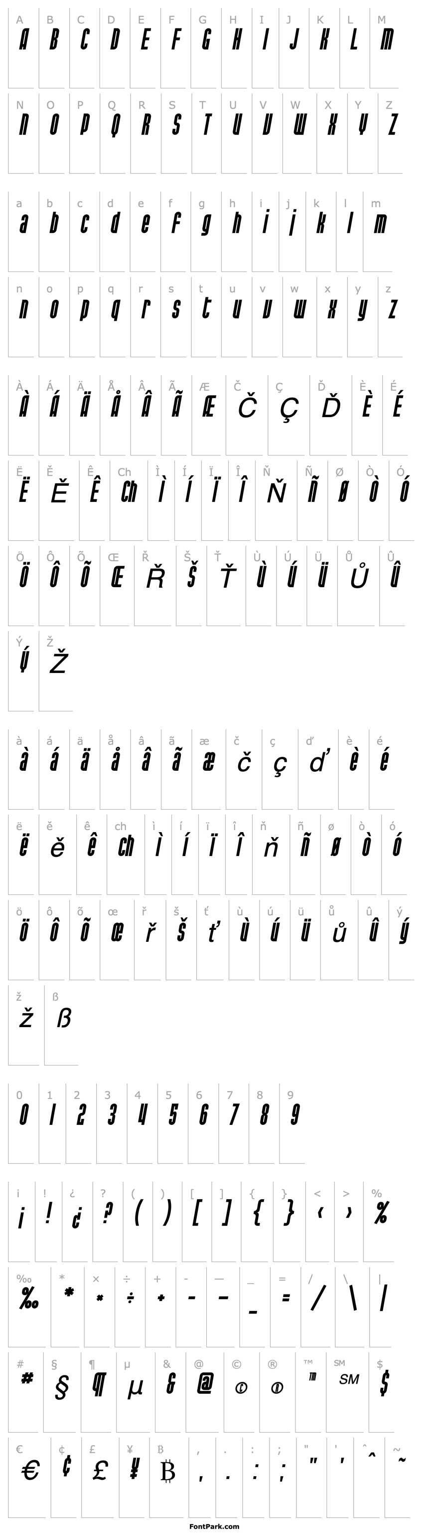 Overview SF Port McKenzie Italic