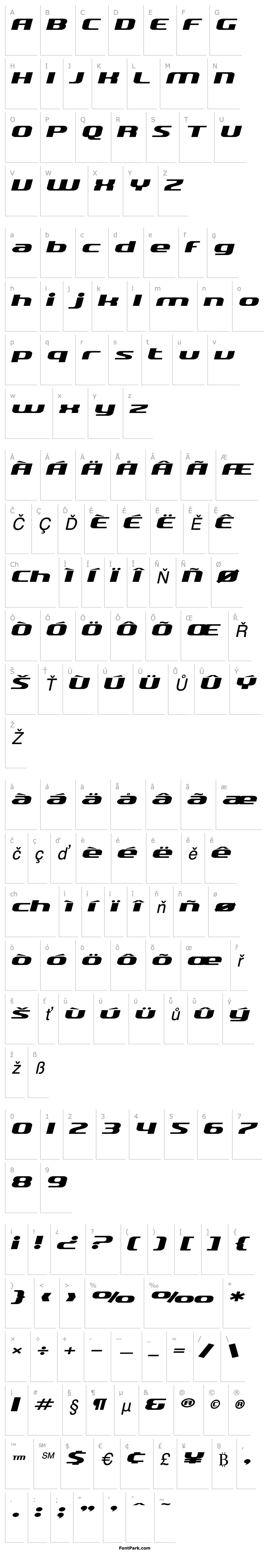 Overview SF Quartzite Extended Italic