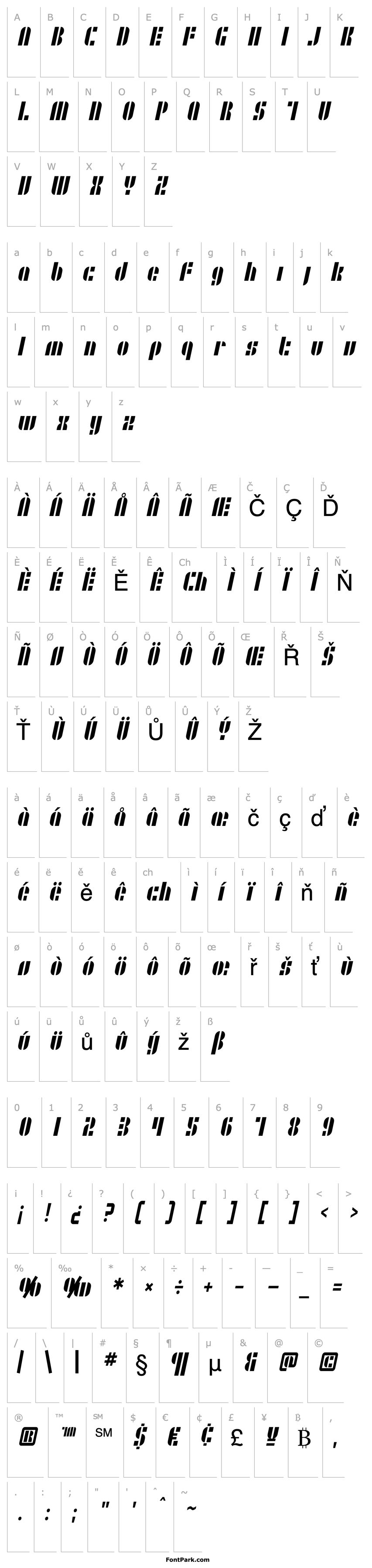 Overview SF RetroSplice Condensed