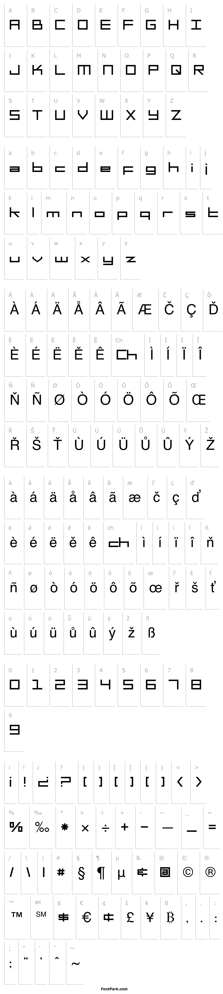 Overview SF Square Head