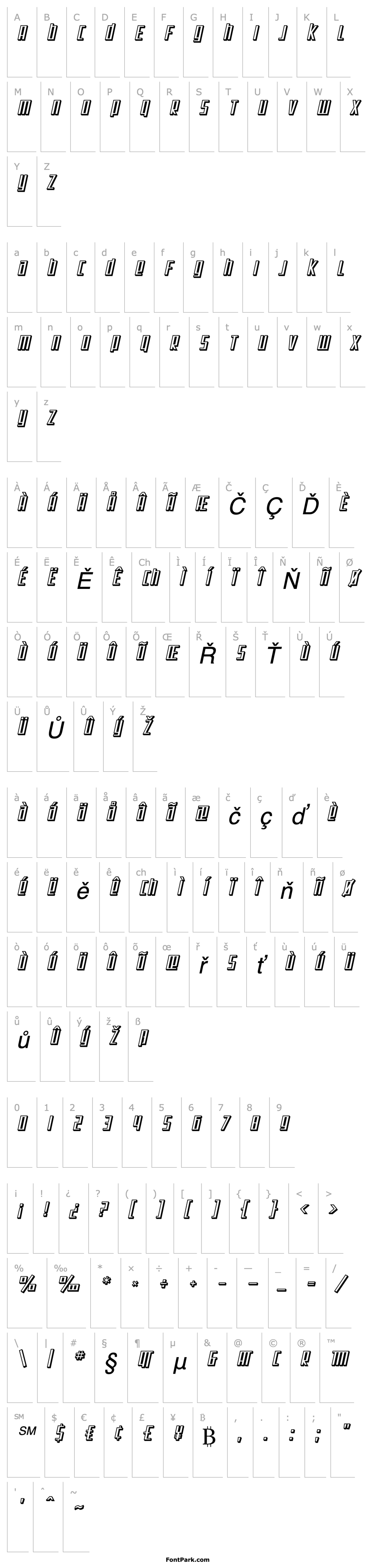 Overview SF Square Root Shaded Oblique