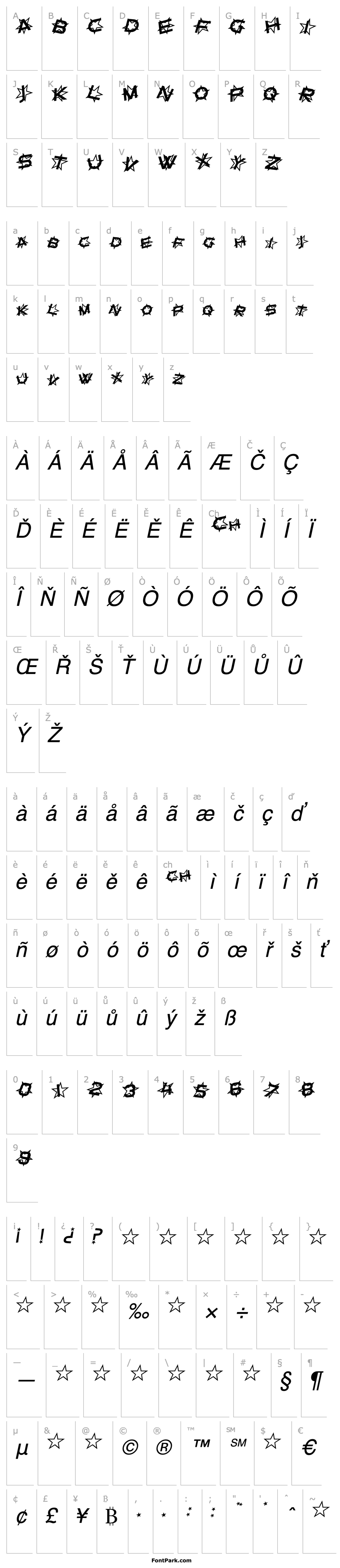 Overview SF Star Dust Italic