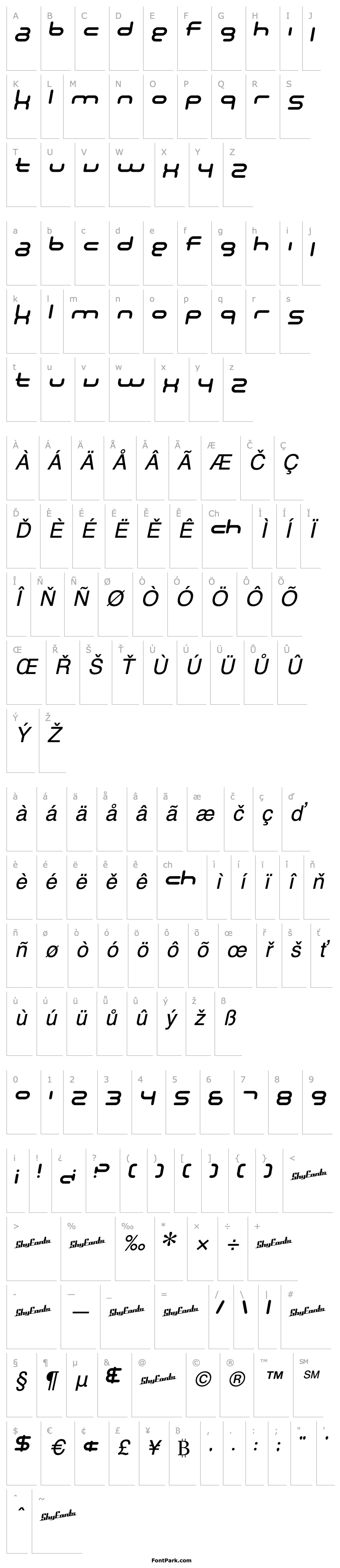 Přehled SF Technodelight NS Italic