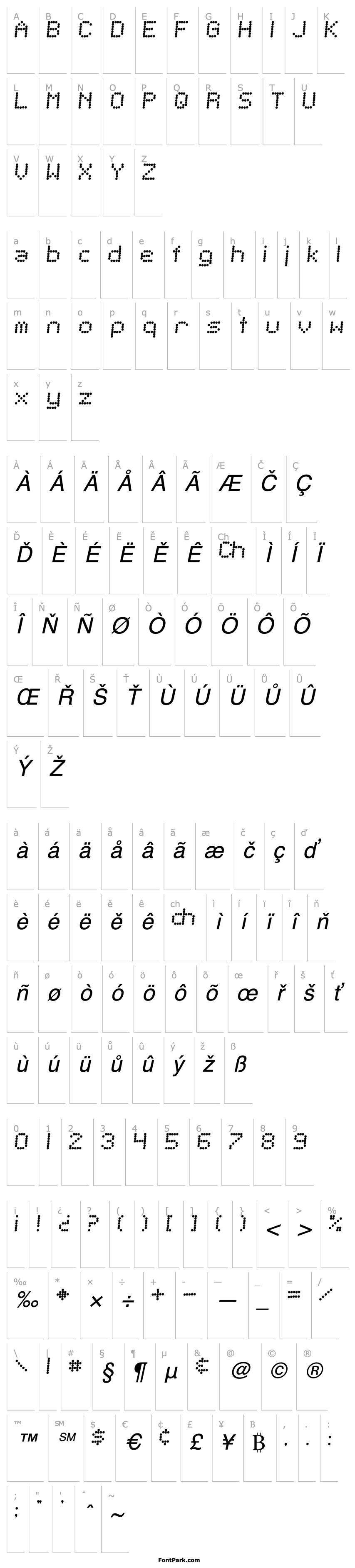 Overview SF Telegraphic Italic