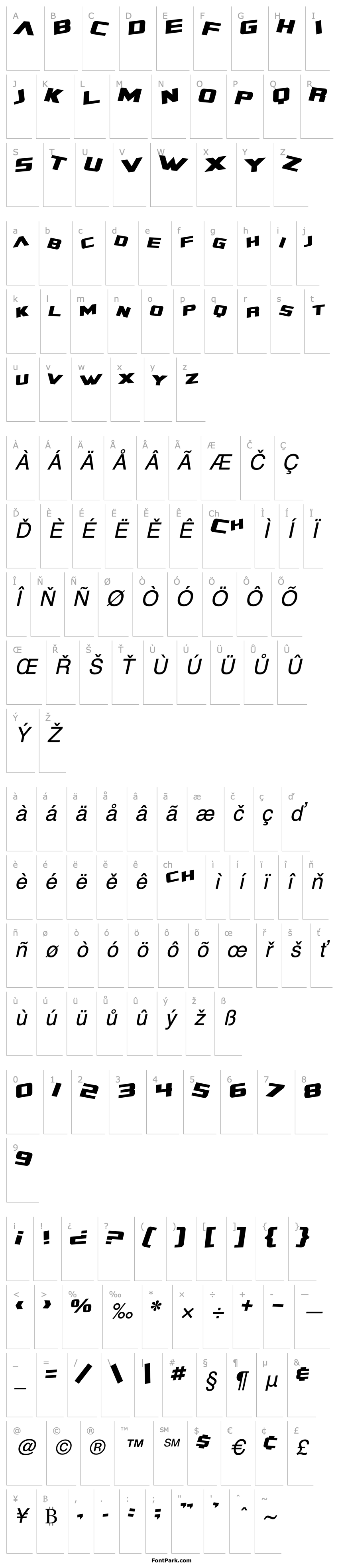 Overview SF Zero Gravity Italic