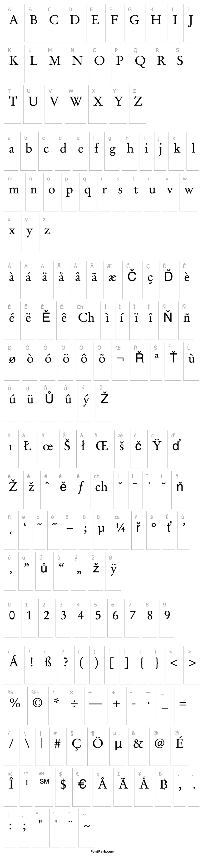 Overview SGaramond