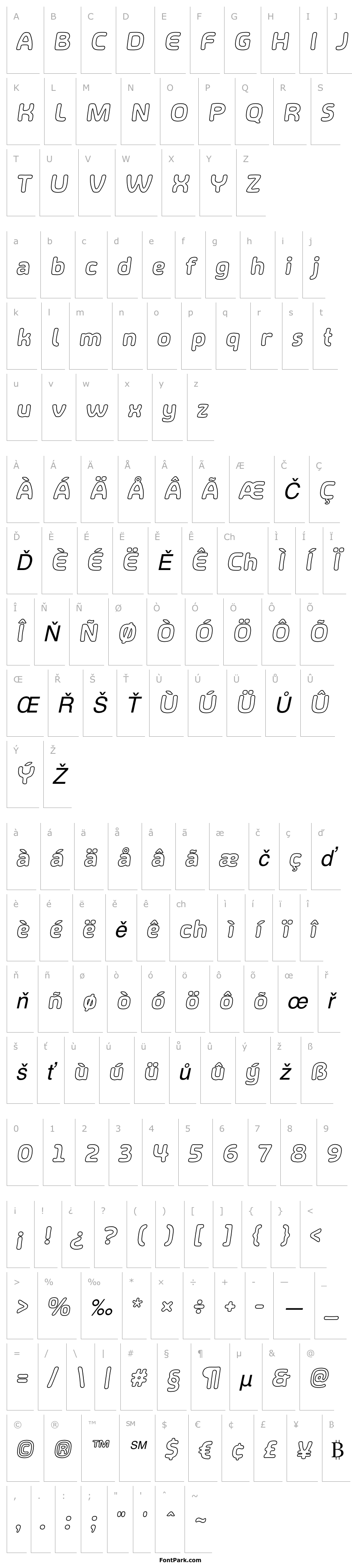 Overview SHA Outline Italic