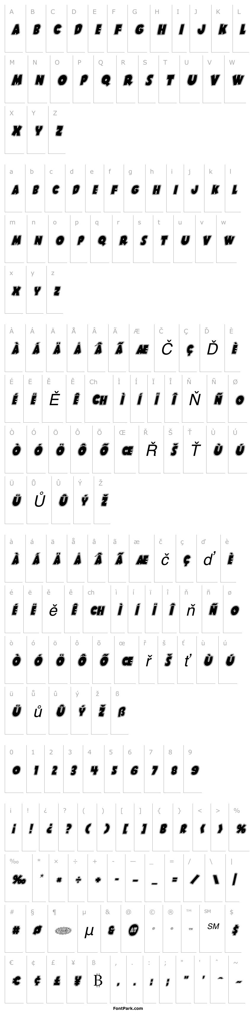 Overview Shablagoo Academy Italic