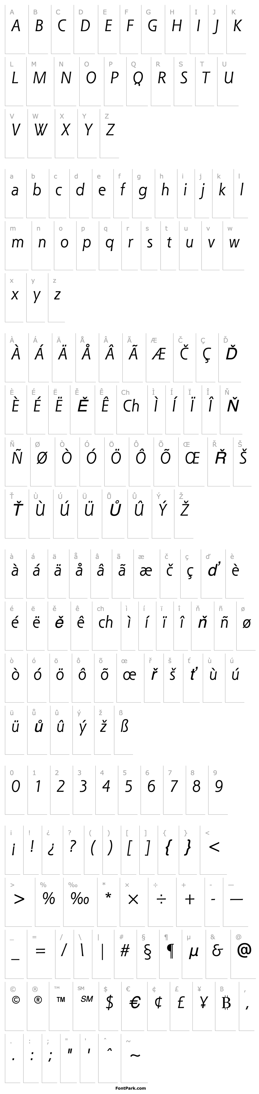 Overview Shannon ATT Italic