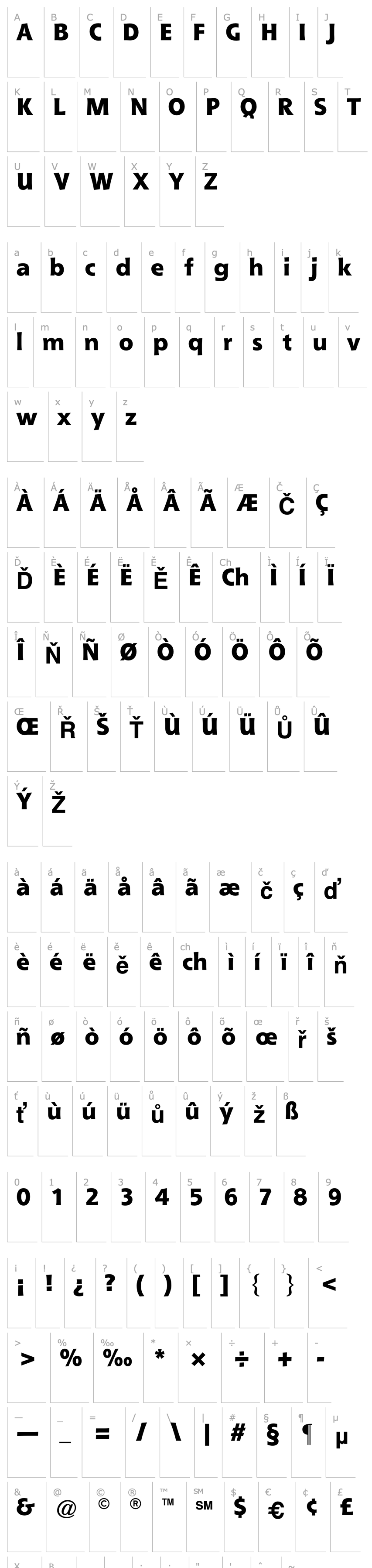 Přehled Shannon-ExtraBold