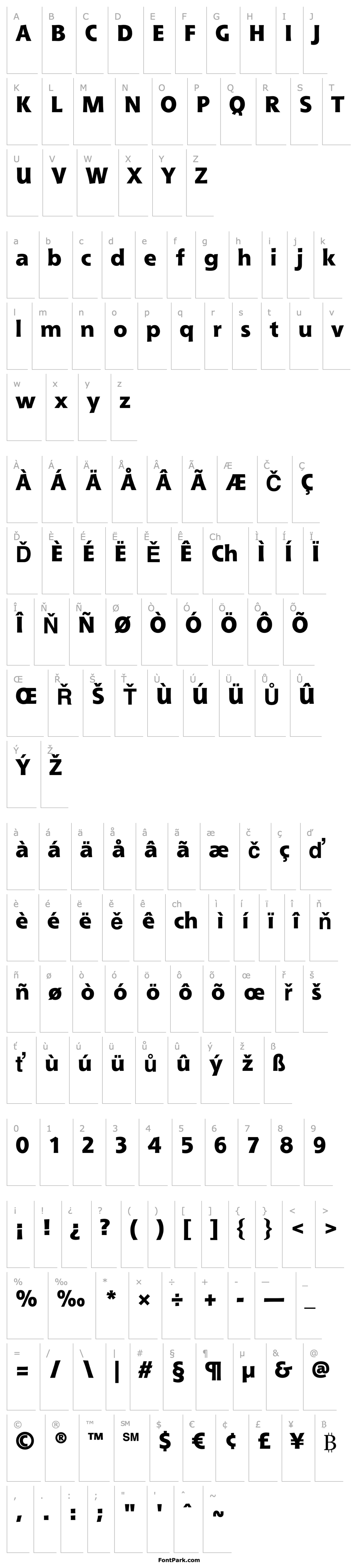 Overview ShannonStd-ExtraBold