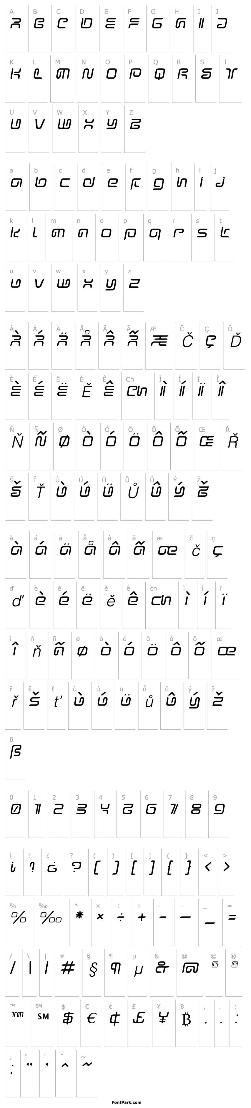 Overview Sharp-LightItalic