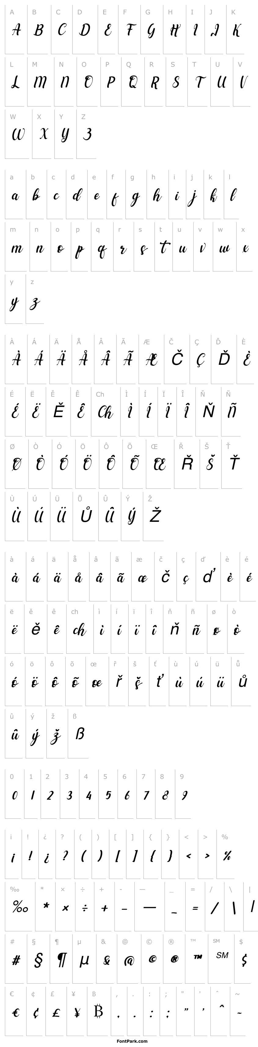 Přehled shelya Italic