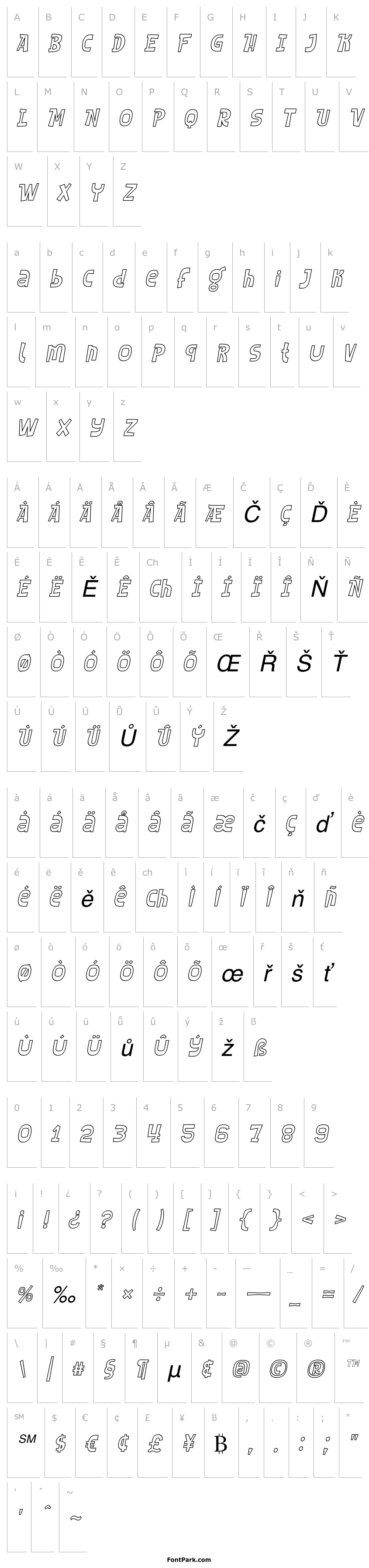 Overview SHEROO Outline Italic