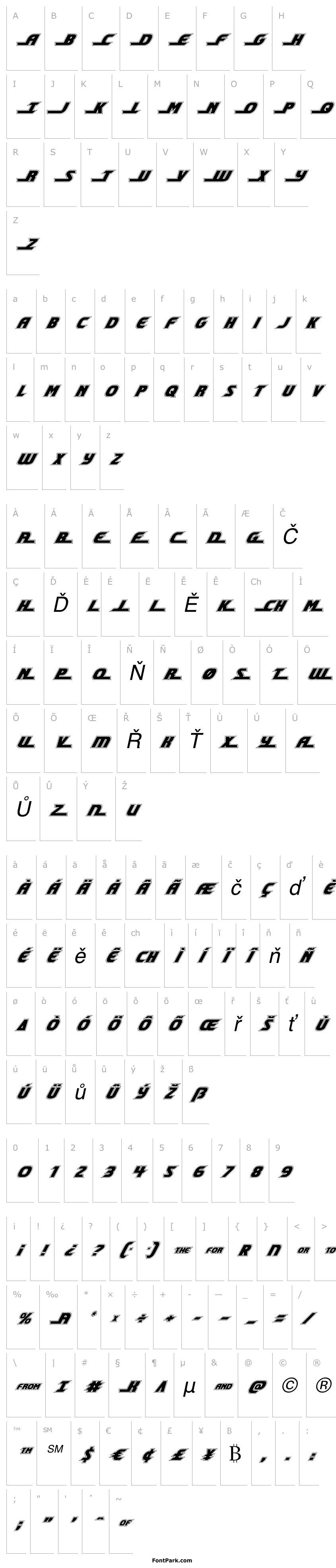 Overview Shining Herald Academy Italic