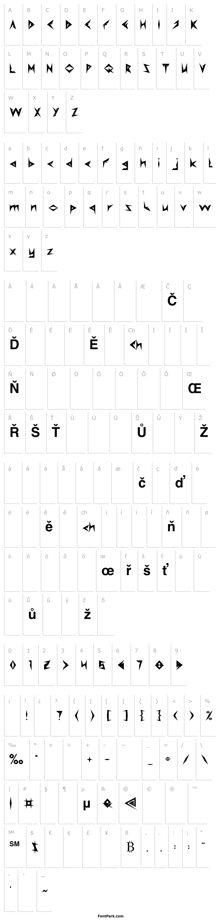 Overview Shinobi Ninja Bold