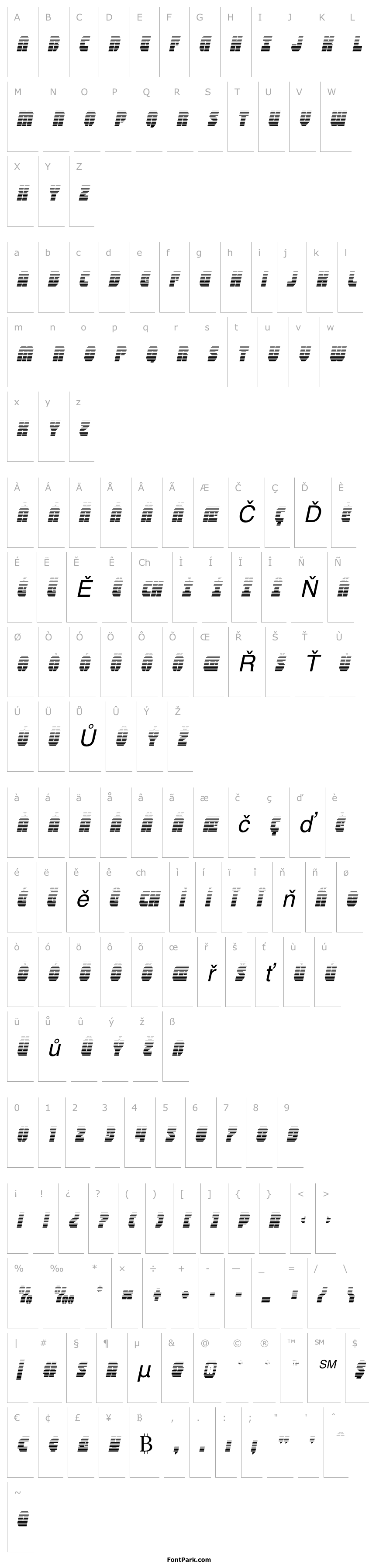 Přehled Shogunate Gradient Italic