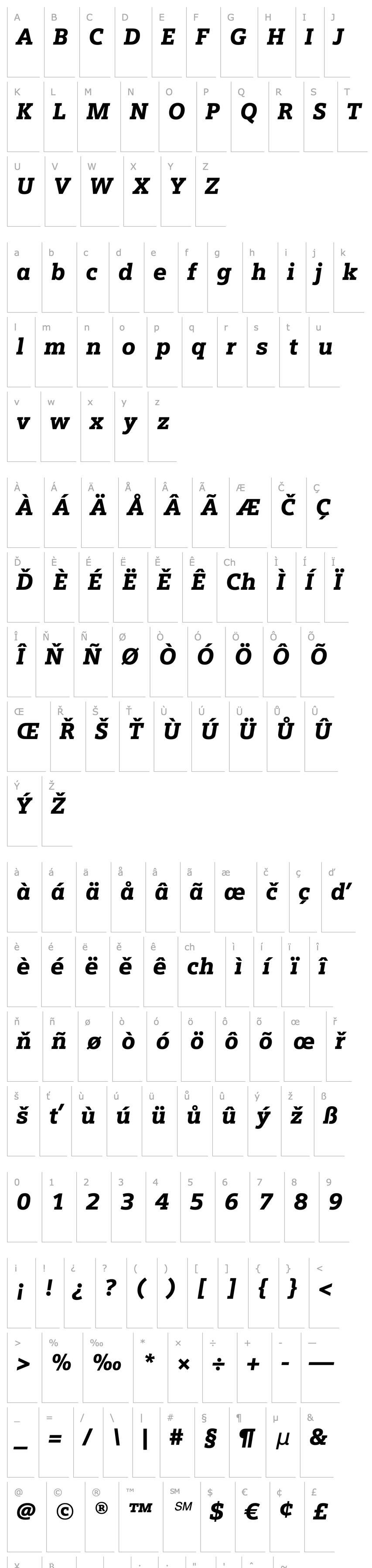 Overview Siemens Slab Black Italic