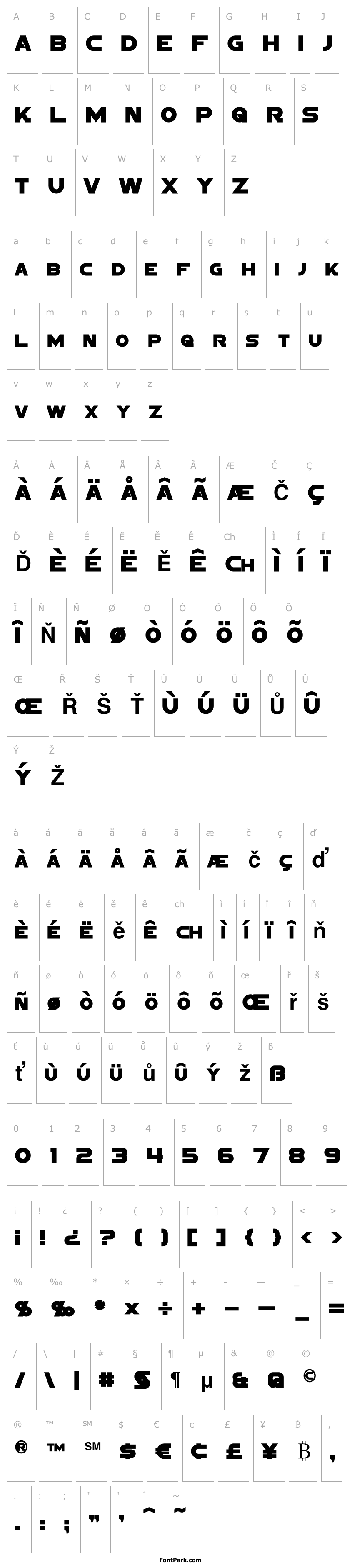 Overview Sigma Five Sans Bold