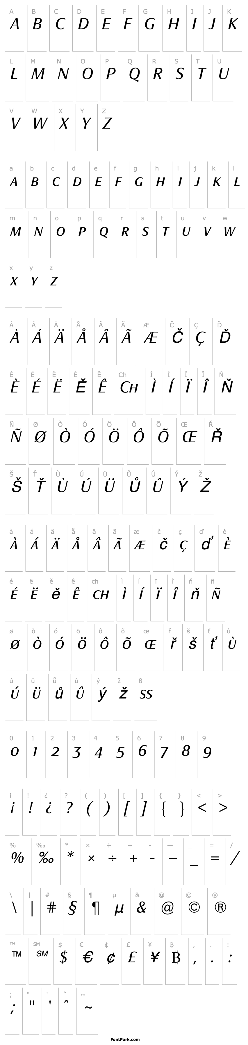 Overview SignataExpertBQ-Italic