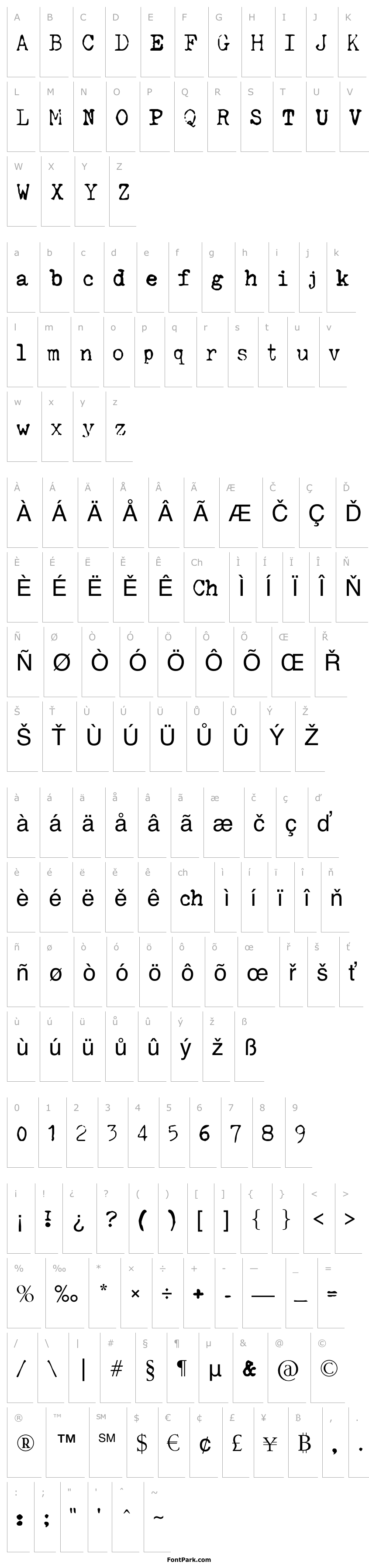 Overview SilentHunterIII Font