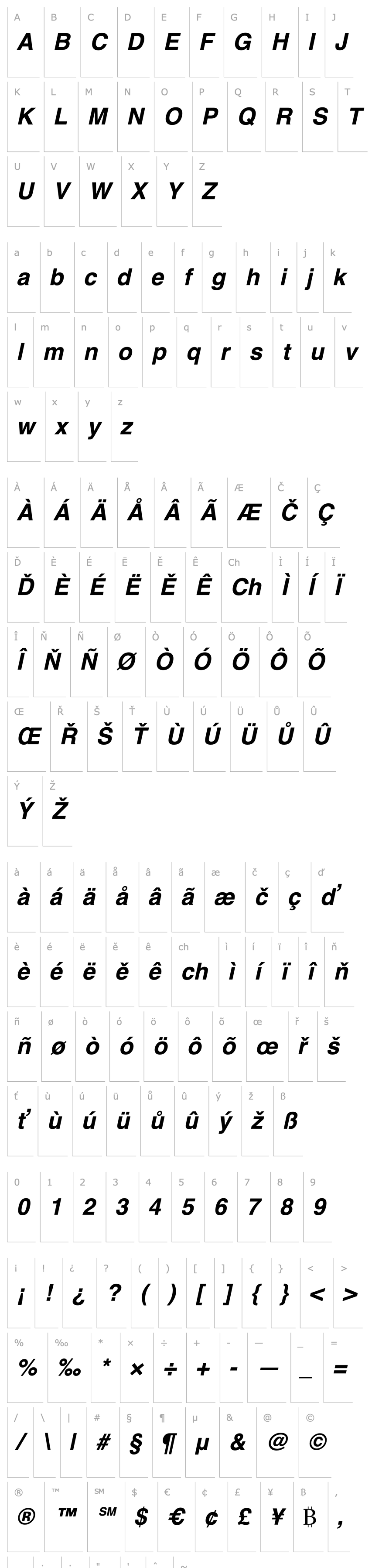 Overview Simplified Arabic Backslanted Bold Italic