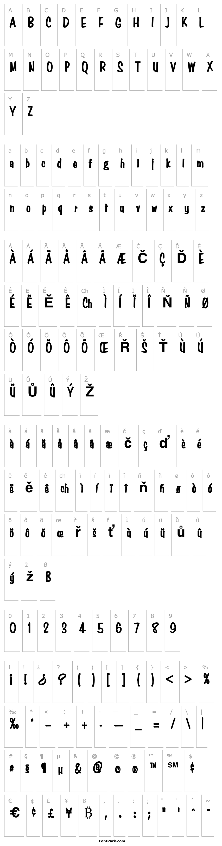 Overview Simpson Condensed Heavy Bold