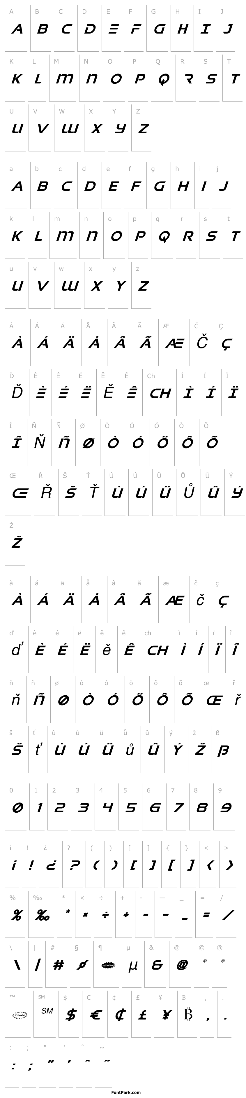 Overview Singapore Sling Super-Italic