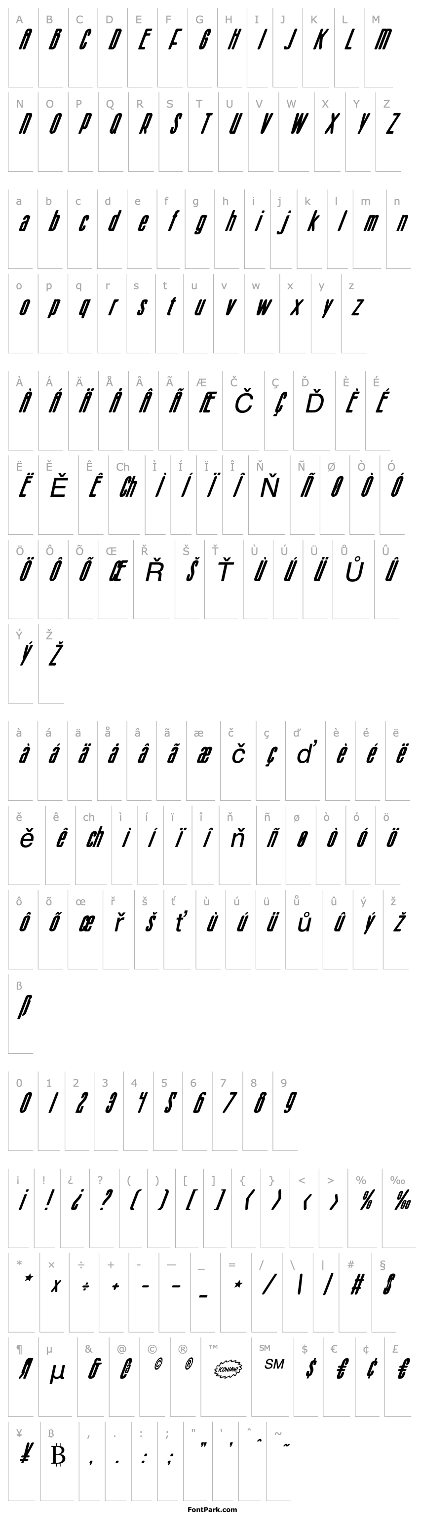 Overview Sister Europe Italic