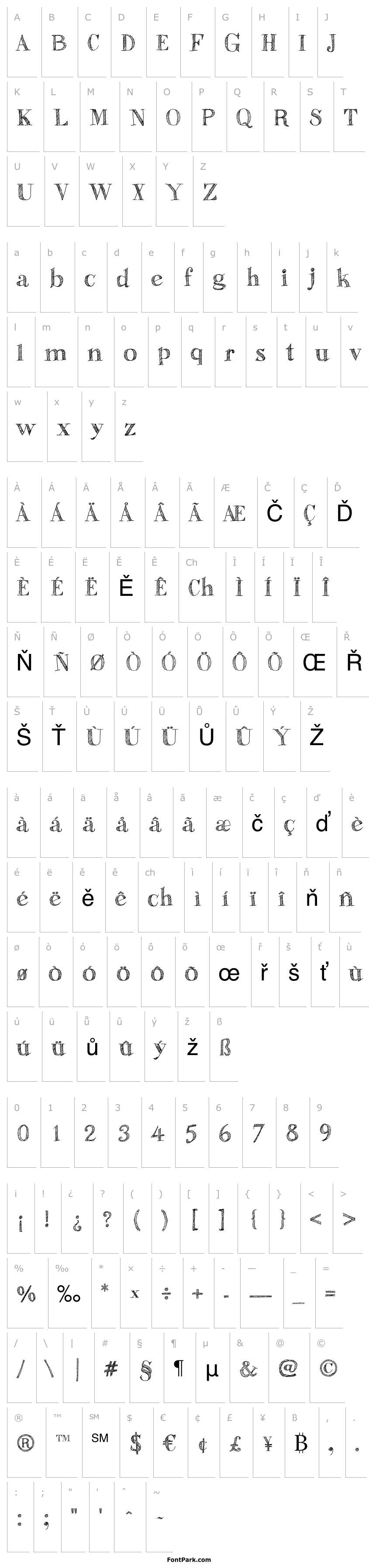 Overview Sketch Fine Serif