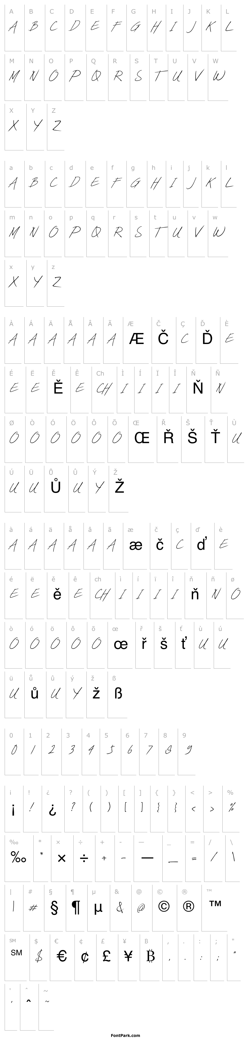 Přehled Sketchen Allcaps